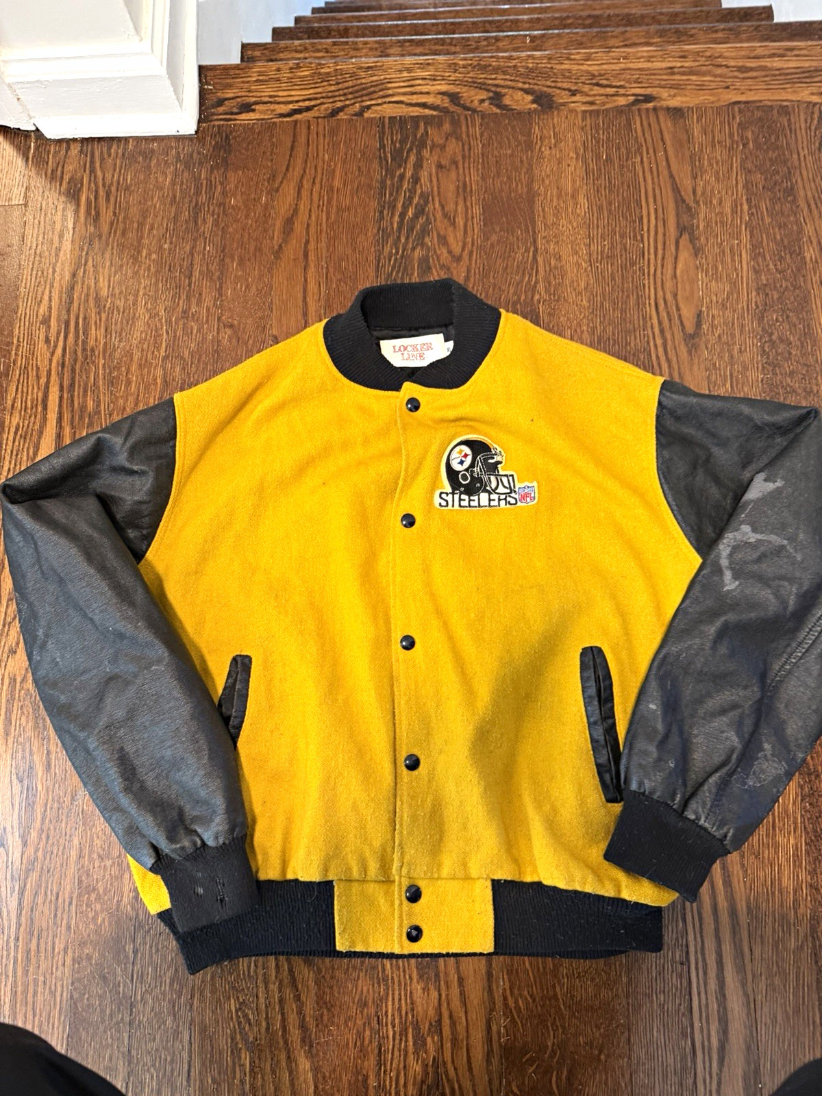 Locker Line Pittsburgh Steelers vintage Coat size Medium
