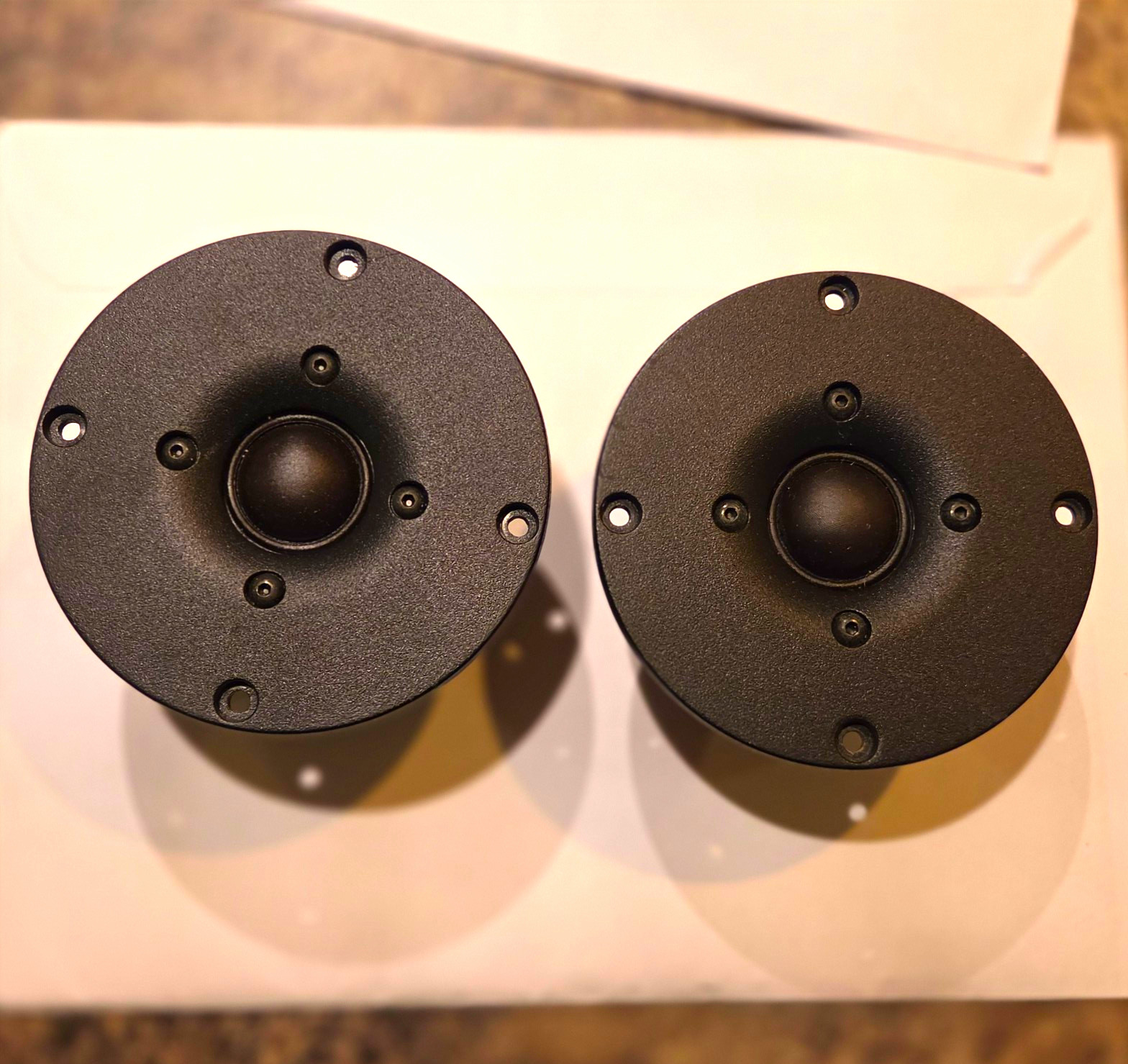 SEAS Excel T25CF001 E0006-06 6 Ohm Tweeters Pair Vintage DIY Zalytron