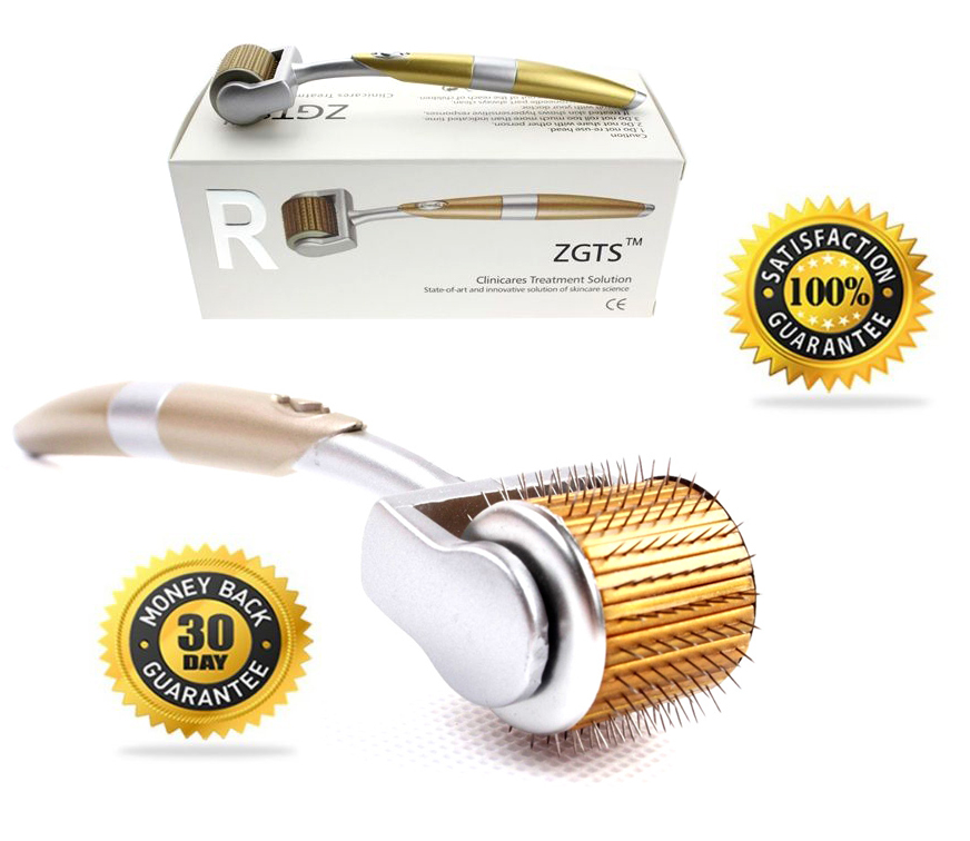 ZGTS (192 Pins) Titanium Derma Roller 0.5 mm For Face  Body 