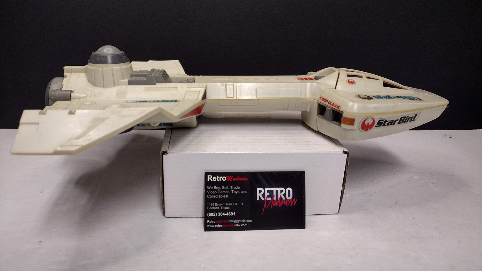 Vintage 1978 Milton Bradley Electronic Star Bird Command Space Ship (Tested & Wo