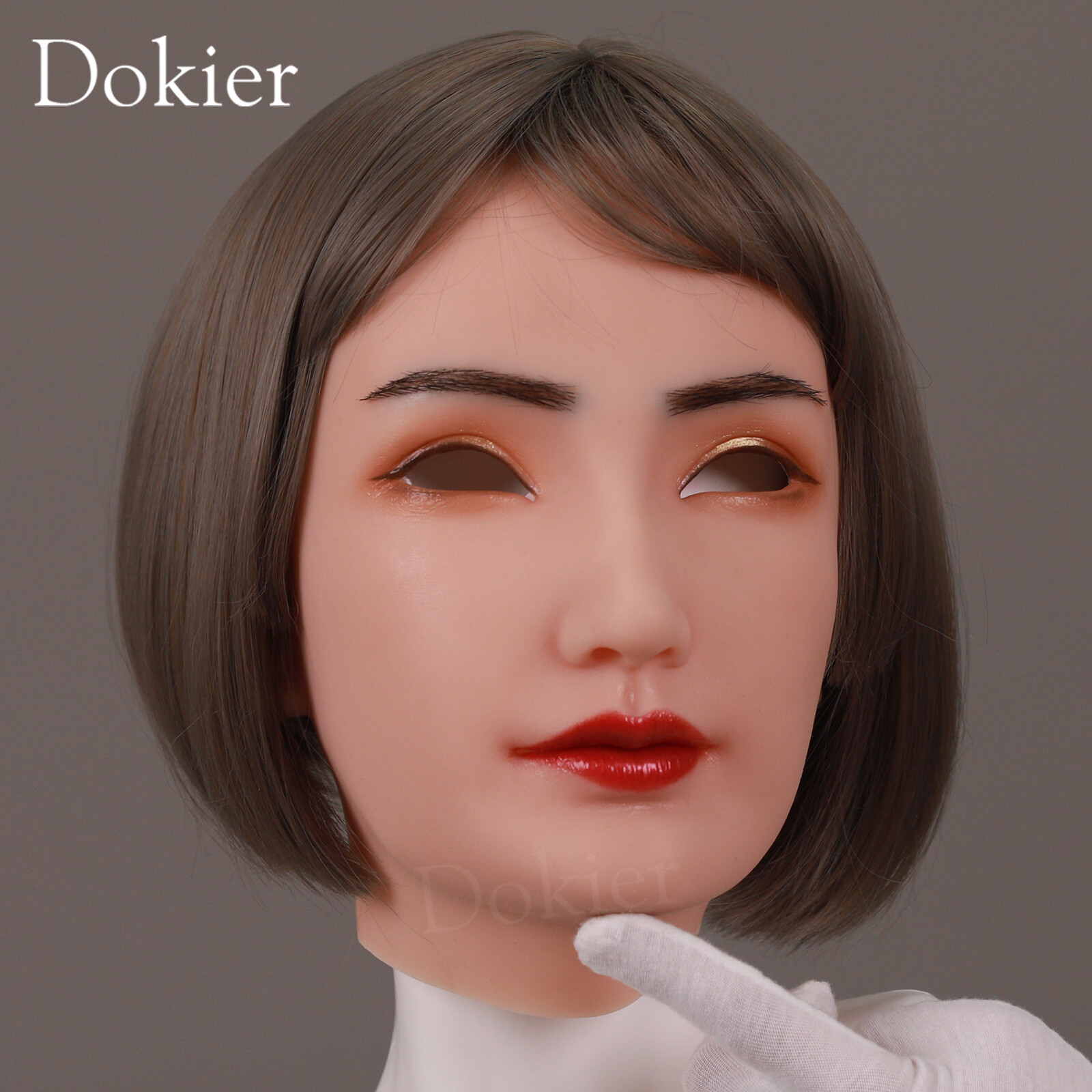 Dokier 8th No oil Realistic Silicone Female Mask Full Face Mask For Crossdresser