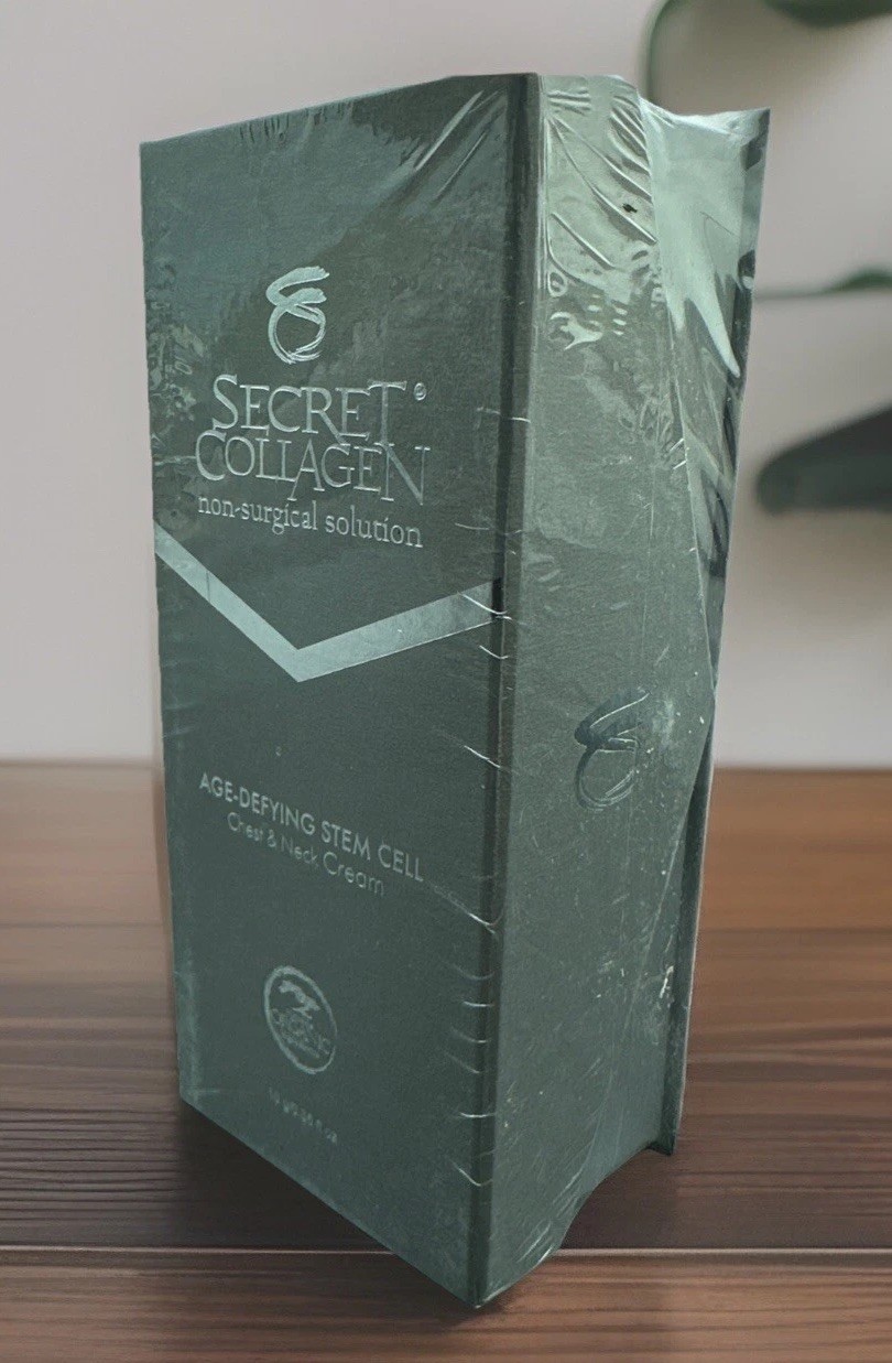 Secret Collagen Age Defying Grape Stem Cell Instant Lifting Face Neck Cream NIB