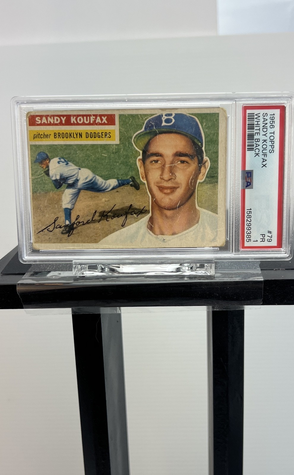1956 Topps - Sandy Koufax #79 White Back