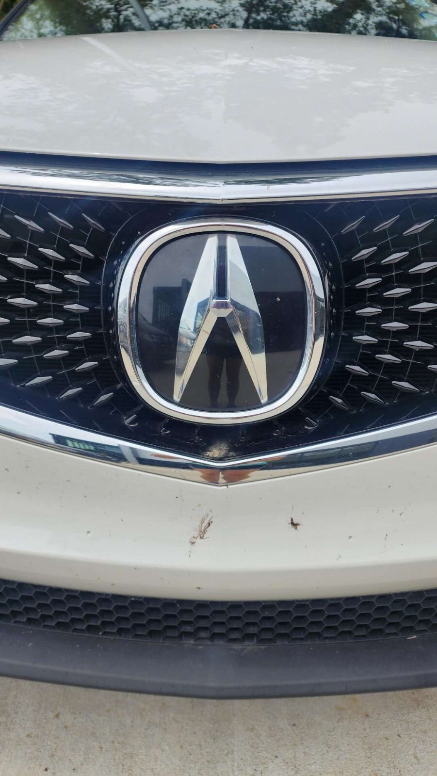 For 2019-2022 RDX Front Emblem Insert Decal Vinyl Dark Smoke