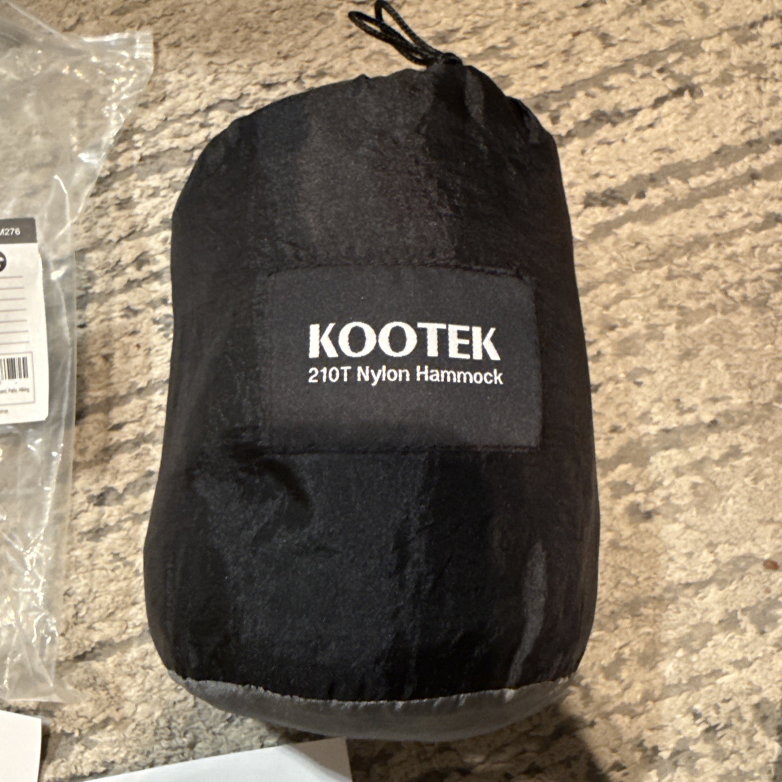 Kootek Camping Hammock 210T Nylon Portable Lightweight w/ Straps Travel Outdoor