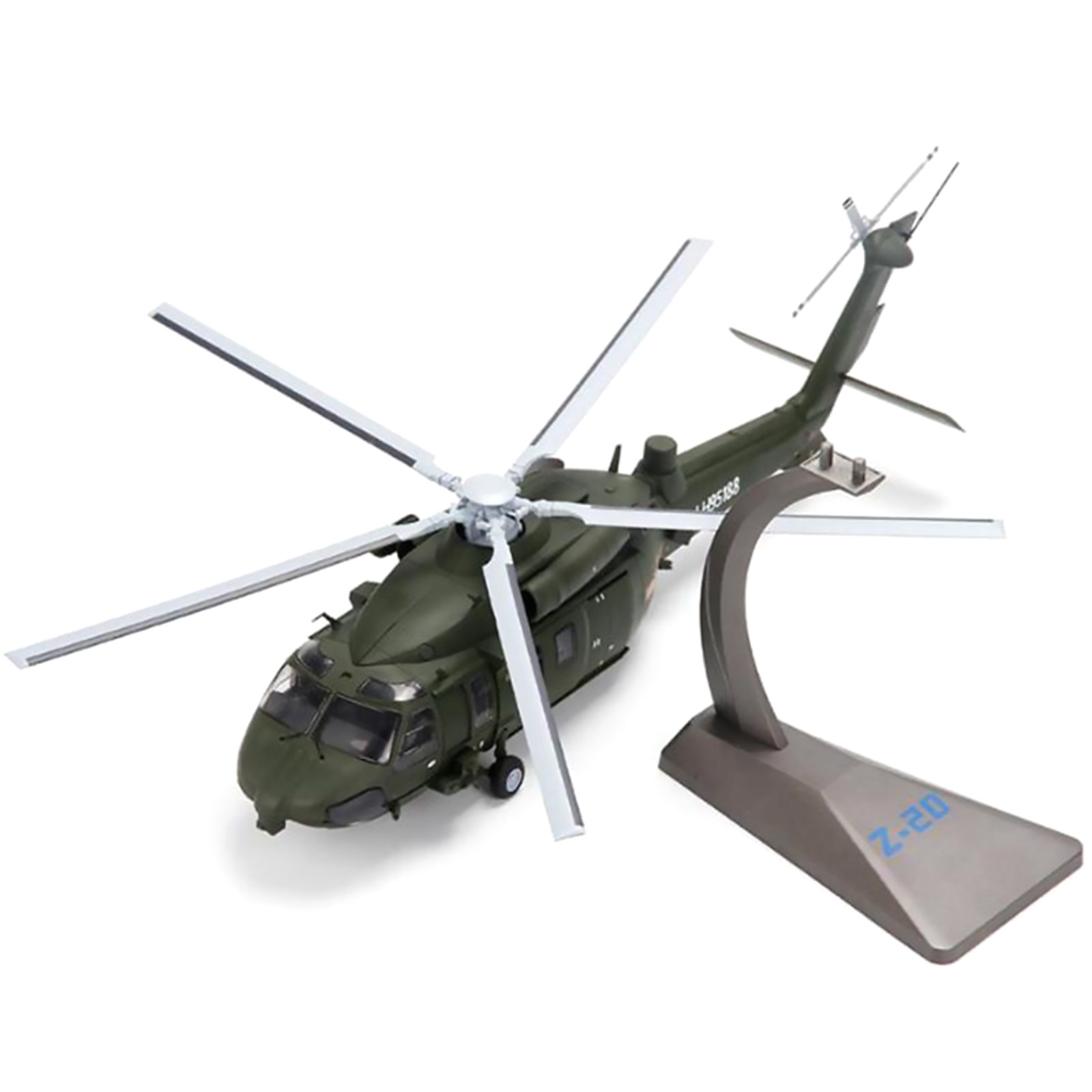 1/72 Armed Straight 20 Helicopter Diecast Model Z-20 Aircraft Military Scene D