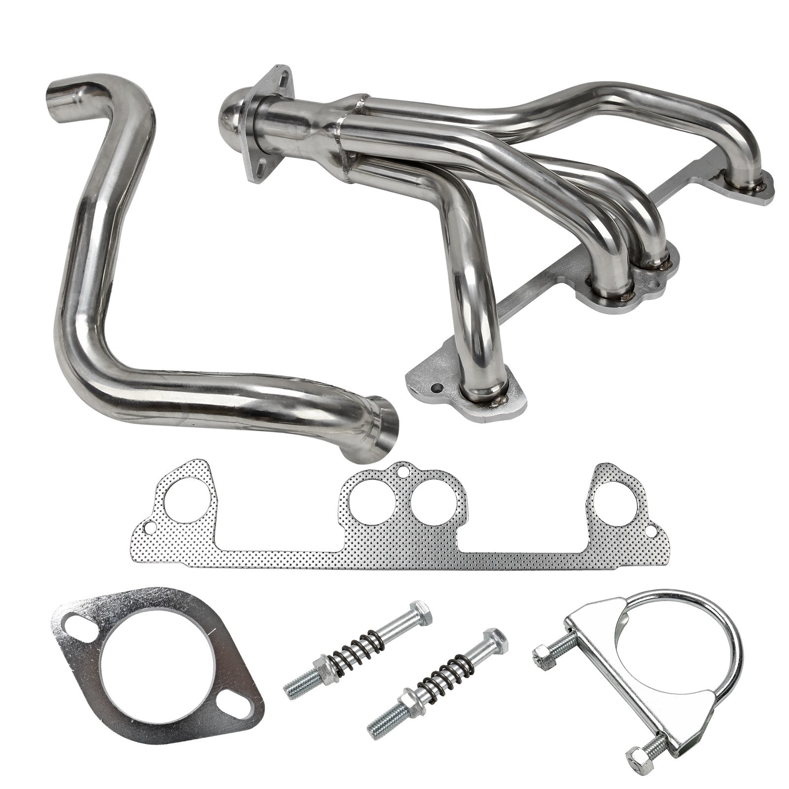 Exhaust Manifold Header W Downpipe For Jeep Wrangler TJ 197-99 2.5 L43hMUXD