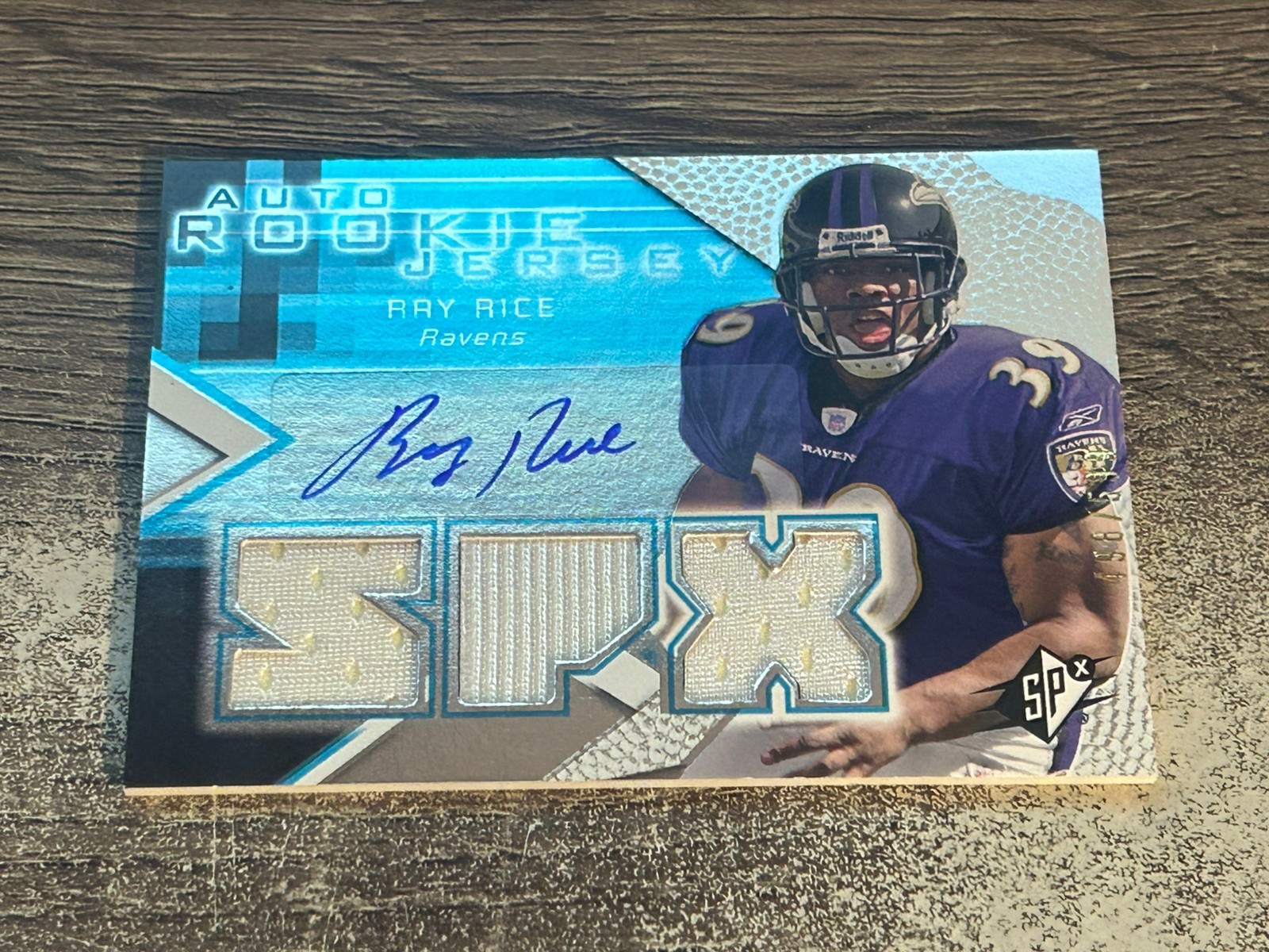 Ray Rice 2008 SPx RPA #175 (498/599) NM-MINT Ravens ROOKIE PATCH AUTOGRAPH