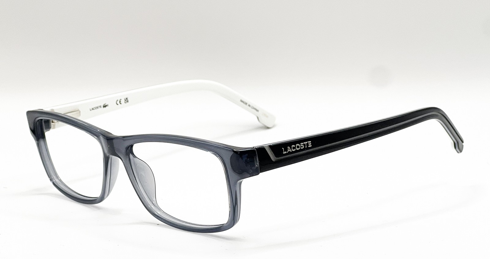 Lacoste L2707 035 Grey Rectangle Authentic Eyeglass Frames 53-15-145