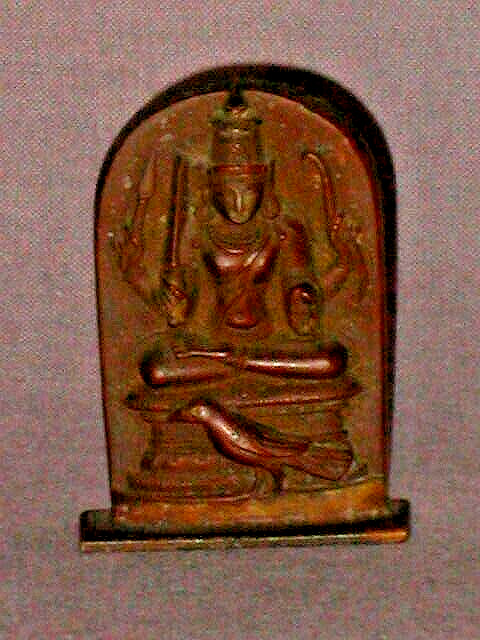 Early Antique Indian Asian Bronze Sculpture Plaque  - Rajput Dynasty