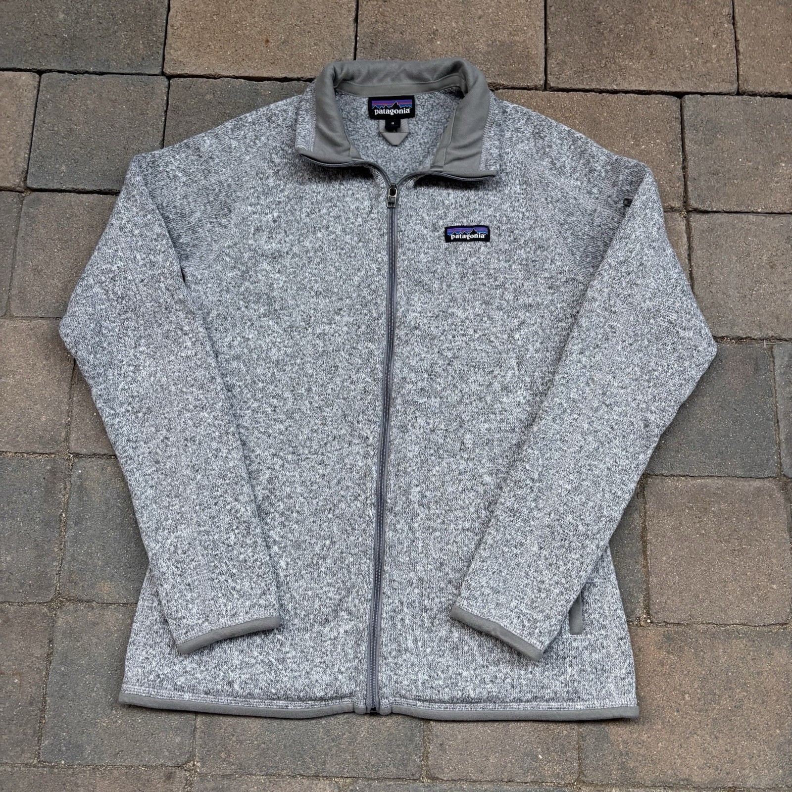 Patagonia Women’s Medium Gray Better Sweater Full Zip Fleece Lined Zip Pockets