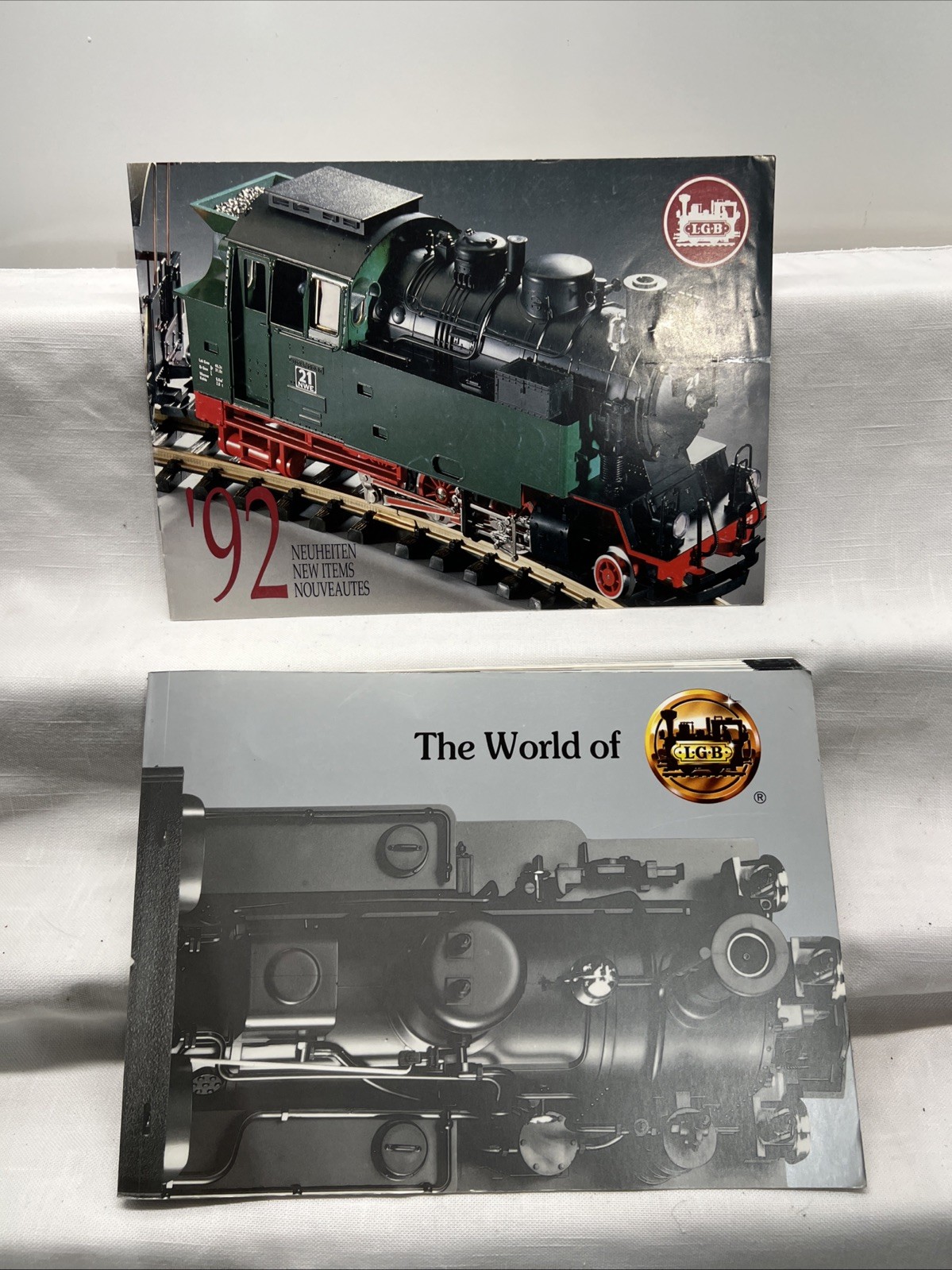 1991/1992 LGB THE WORLD OF LGB LEHMANN ELECTRIC MODEL RAILWAY G-GAUGE CATALOG