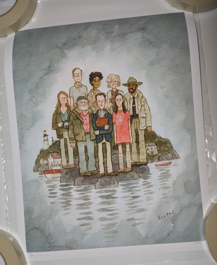 SDCC 2026 - Scott C. - Widow's Bay (2026) - Apple TV - Island Times - Art Print