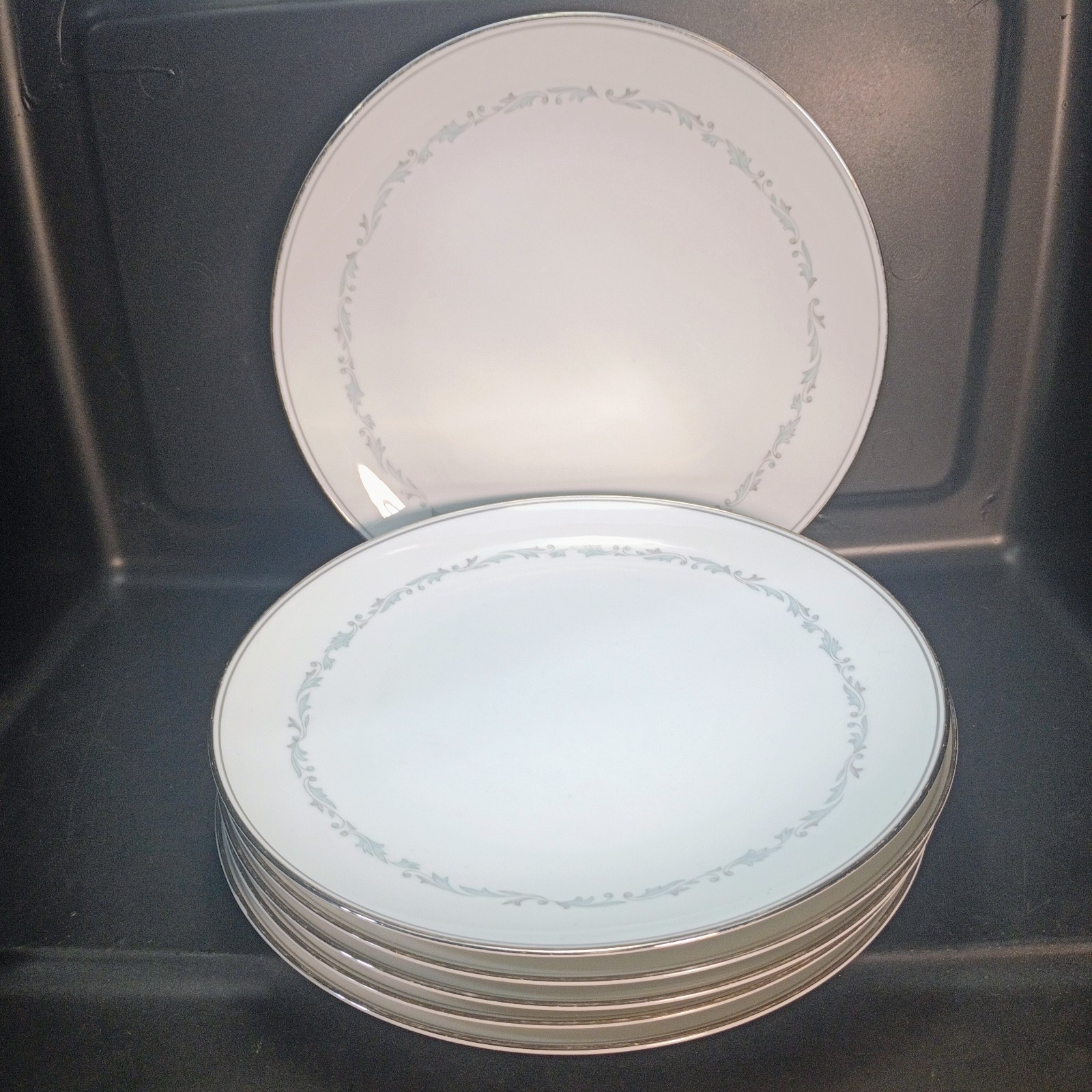 Set Of 6 Vintage 1969 Noritake Brooklane Pattern 10 Inch Dinner Plates