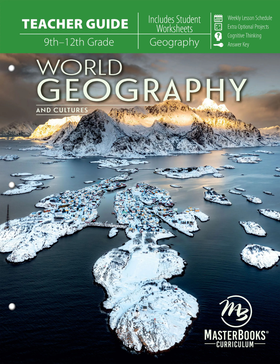 New Master Books WORLD GEOGRAPHY AND CULTURES  TEACHER GUIDE Homeschool Gr 9-12
