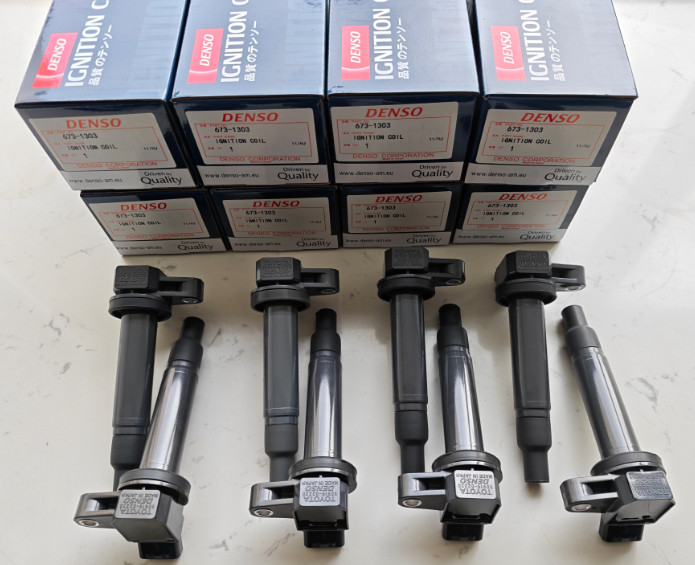8Pcs For TOYOTA Tundra 90919-02230 673-1303 Denso Ignition Coils 1998-2010