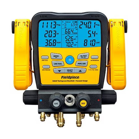 Fieldpiece Sm482v Manifold Gauge Set, 5 In Gauge, Digital