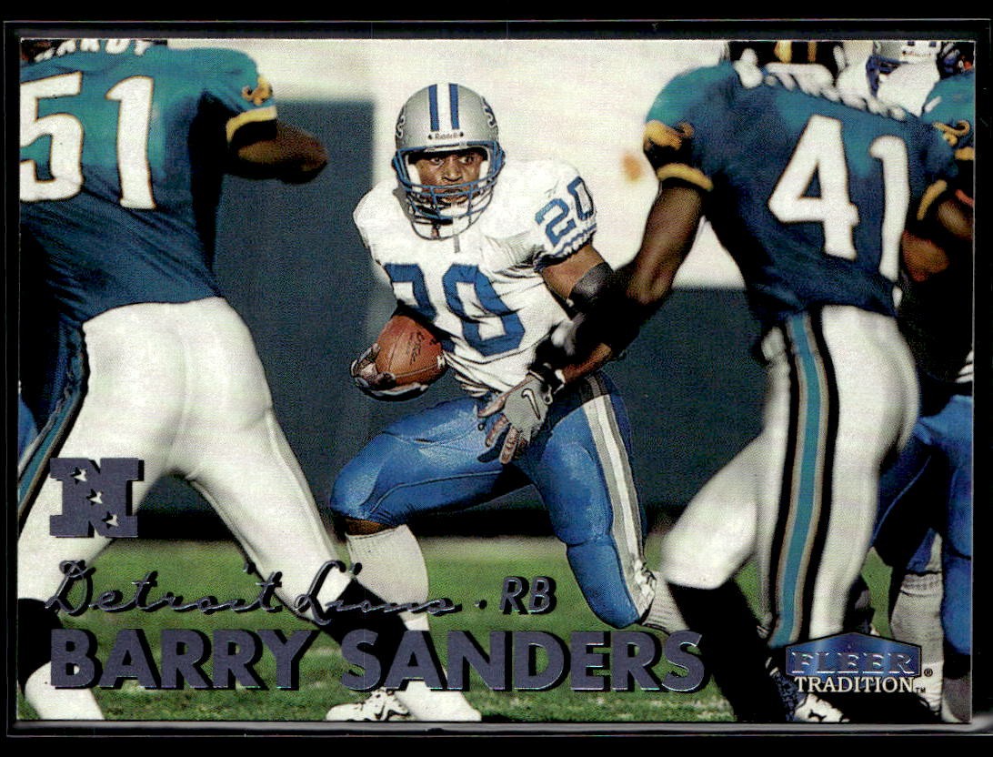 1999 Fleer Tradition Barry Sanders #3 NM