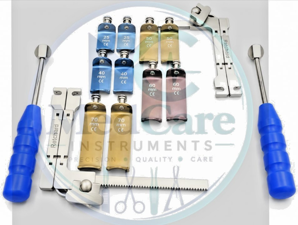 Casper Trimline Cervical Spine Retractor Set Top Quality Orthopedic Spine Set