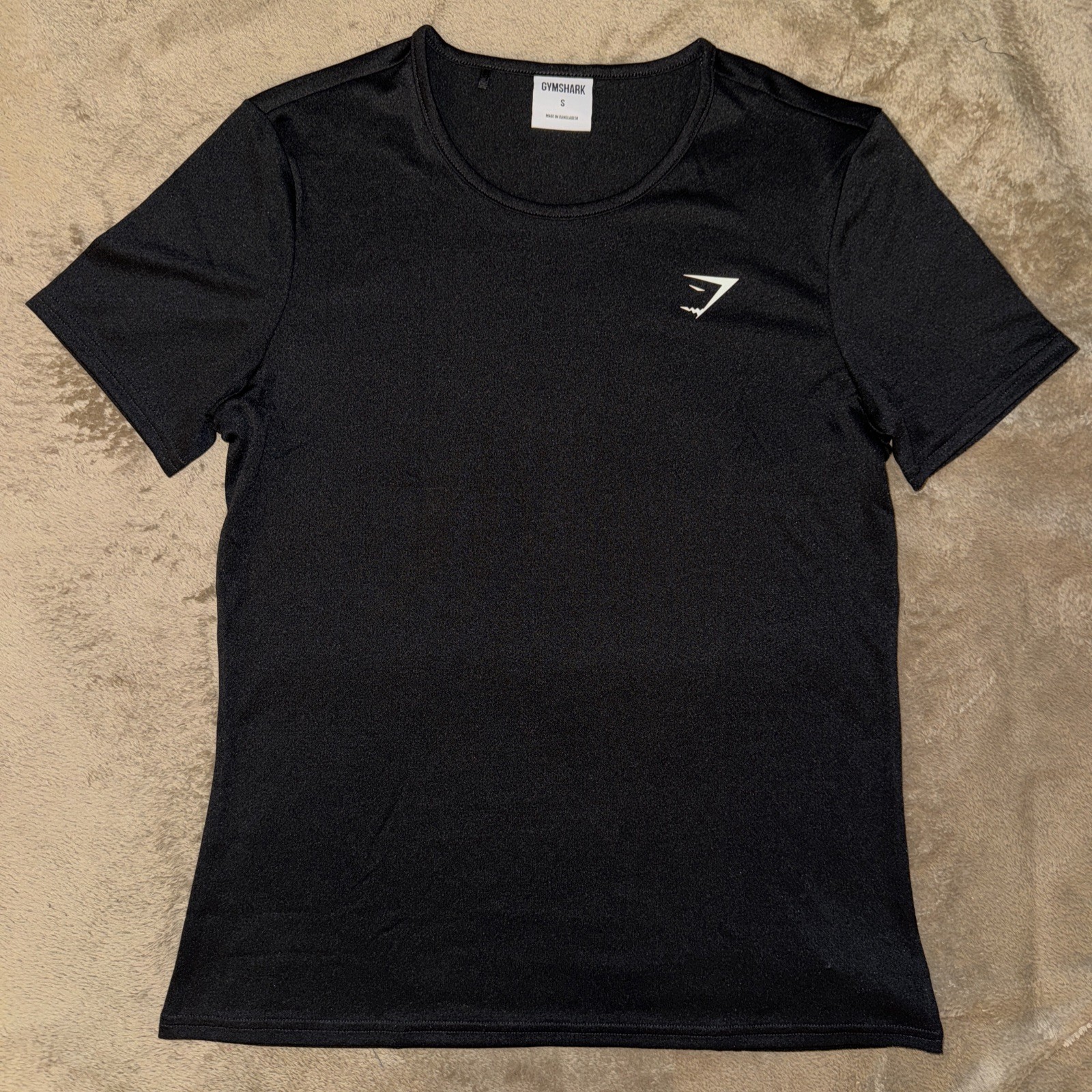 GYMSHARK Women’s Training T-Shirt in Black - Size Small