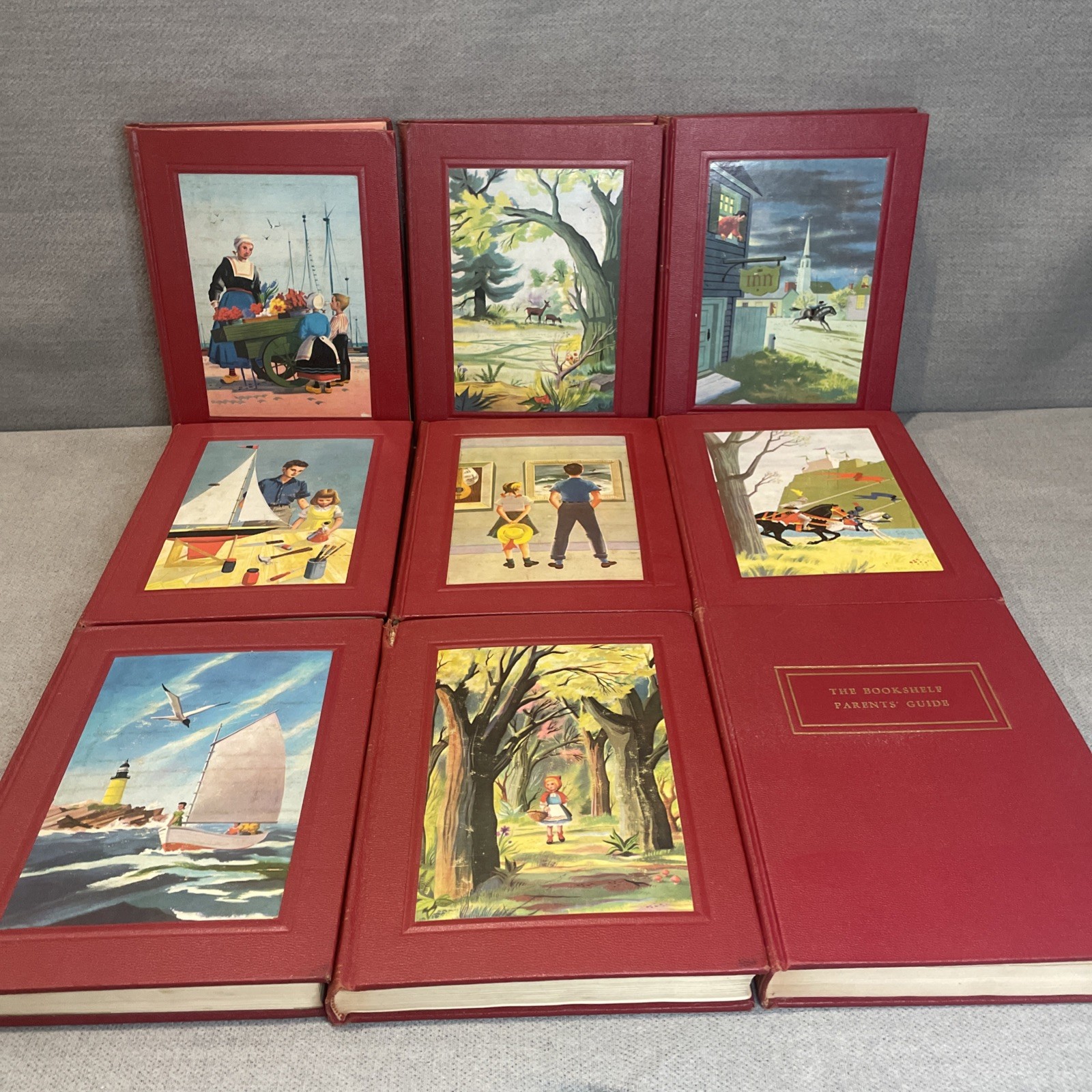 Vintage 1958 The Bookshelf for Boys and Girls 1-7 & 9 Manual Child Development Vintage 1958 The Bookshelf for Boys and Girls 1-7 & 9 Manual Child Development