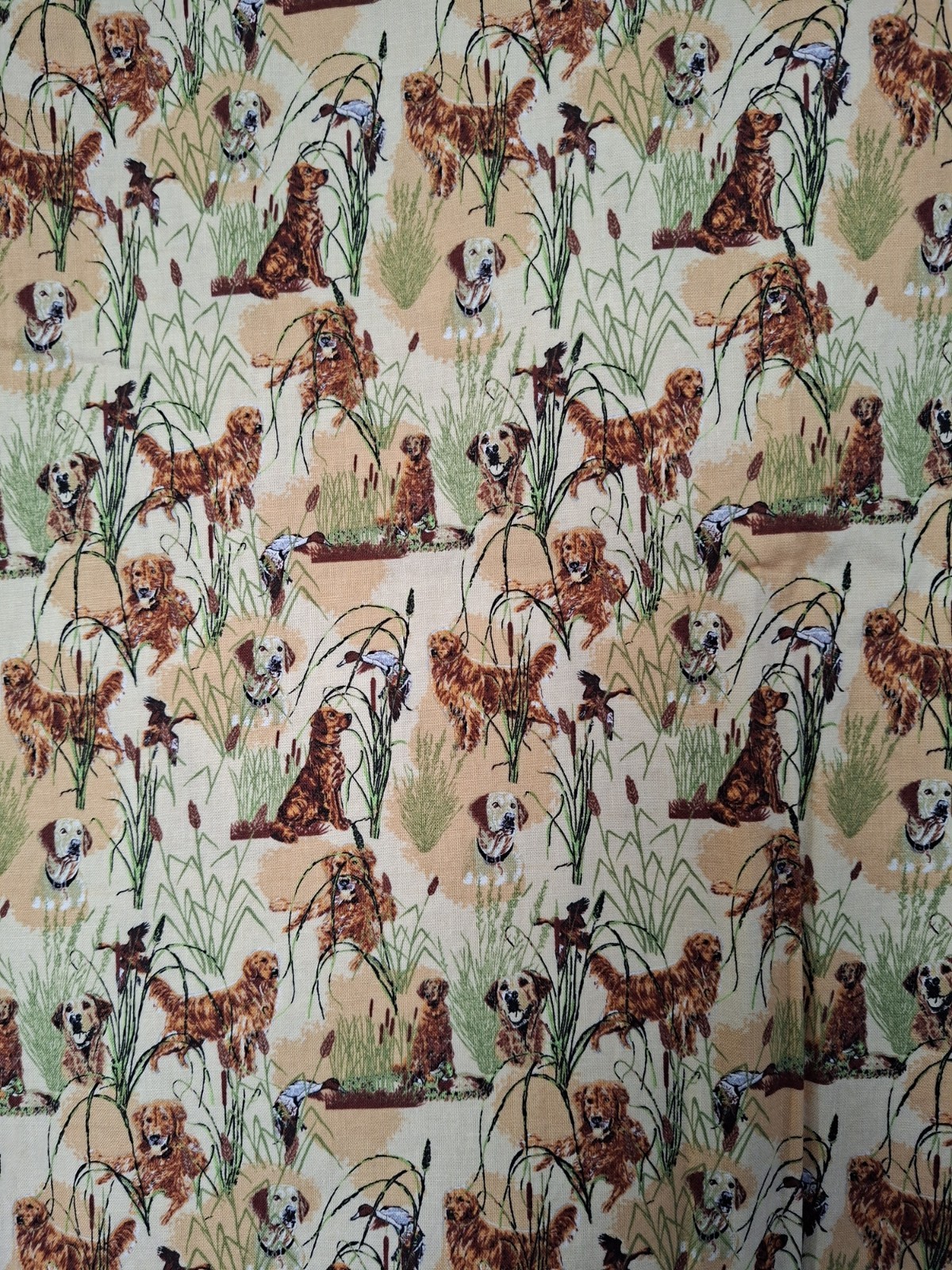 Hunting Dogs And Ducks Cotton Fabric Joann  35\