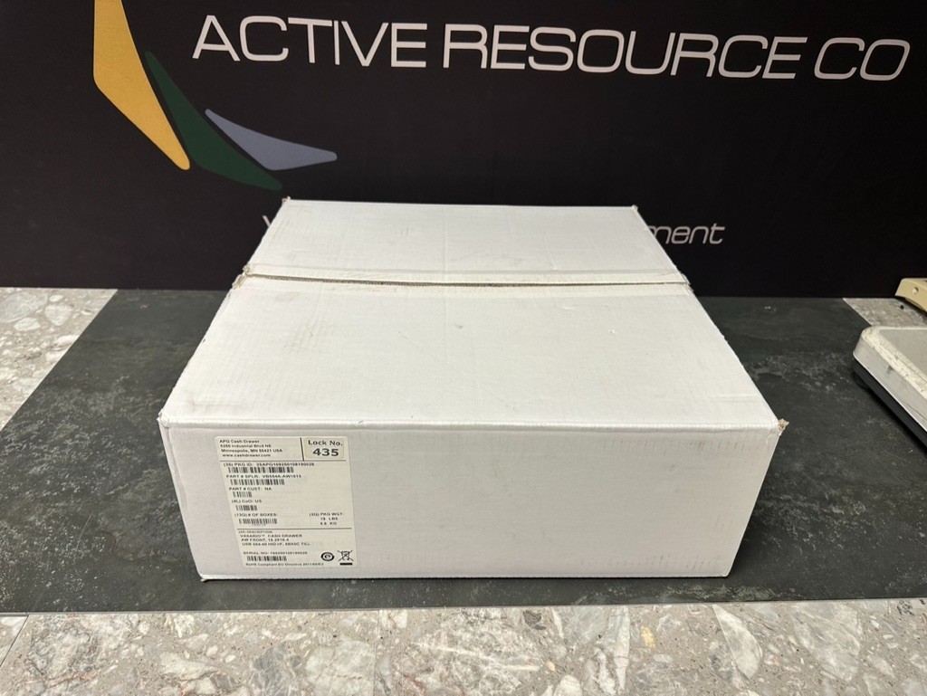APG Vasario Cash Drawer VB554A-AW1616 USB HID 16x16 White Lock 435 NEW IN BOX