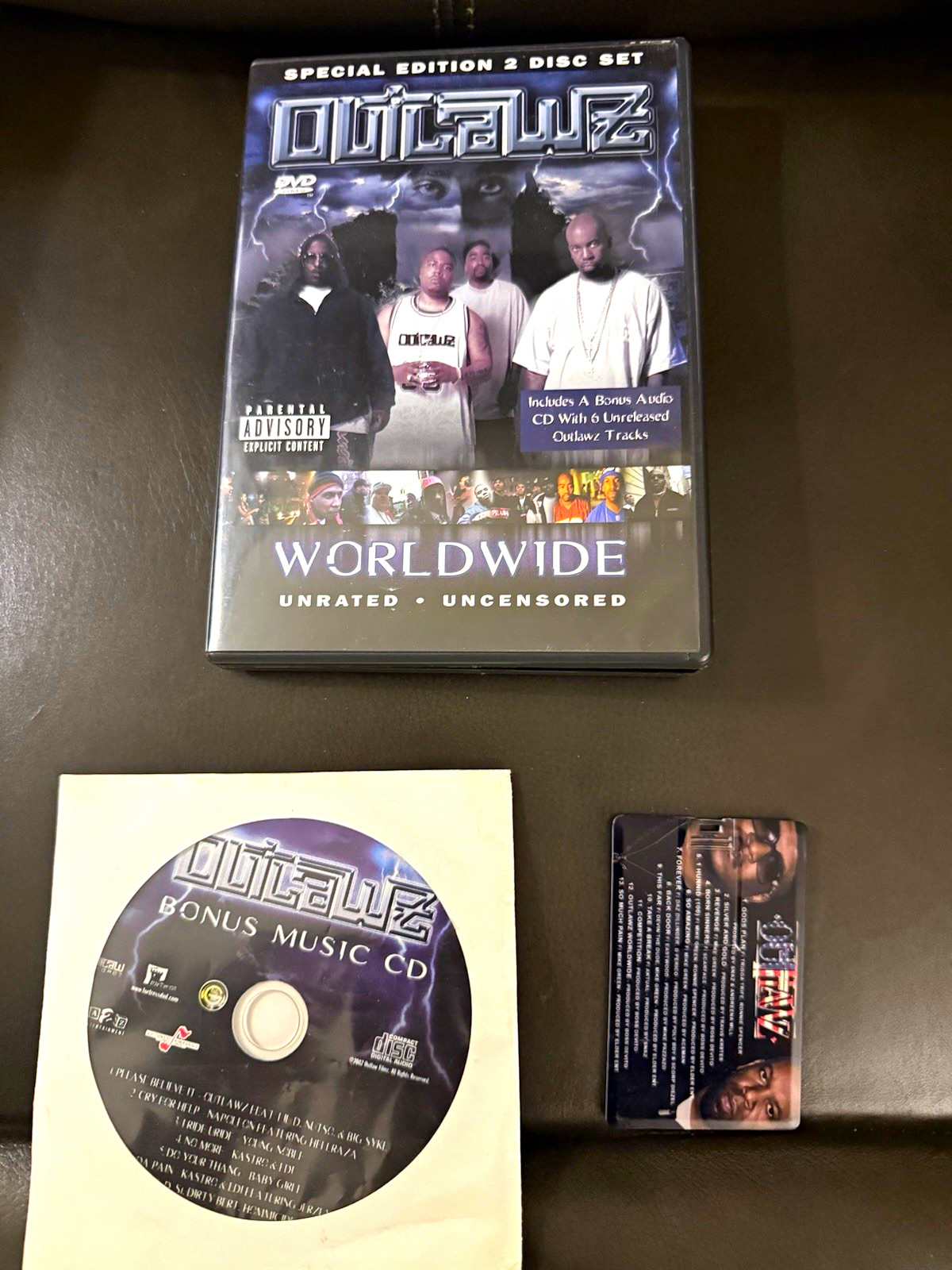 Outlawz: Worldwide 2 Disc Set 1 DVD 1 CD RARE Music & 1  MediaDrive W Music 2Pac