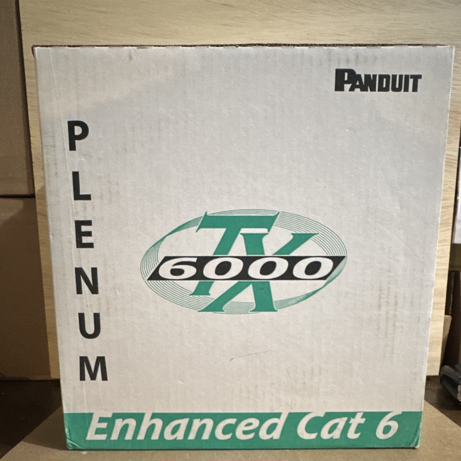 Panduit TX6000 Cat6 U/UTP Plenum CMP Copper Cable 1000ft Blue PUP6004BU-W - 2nd