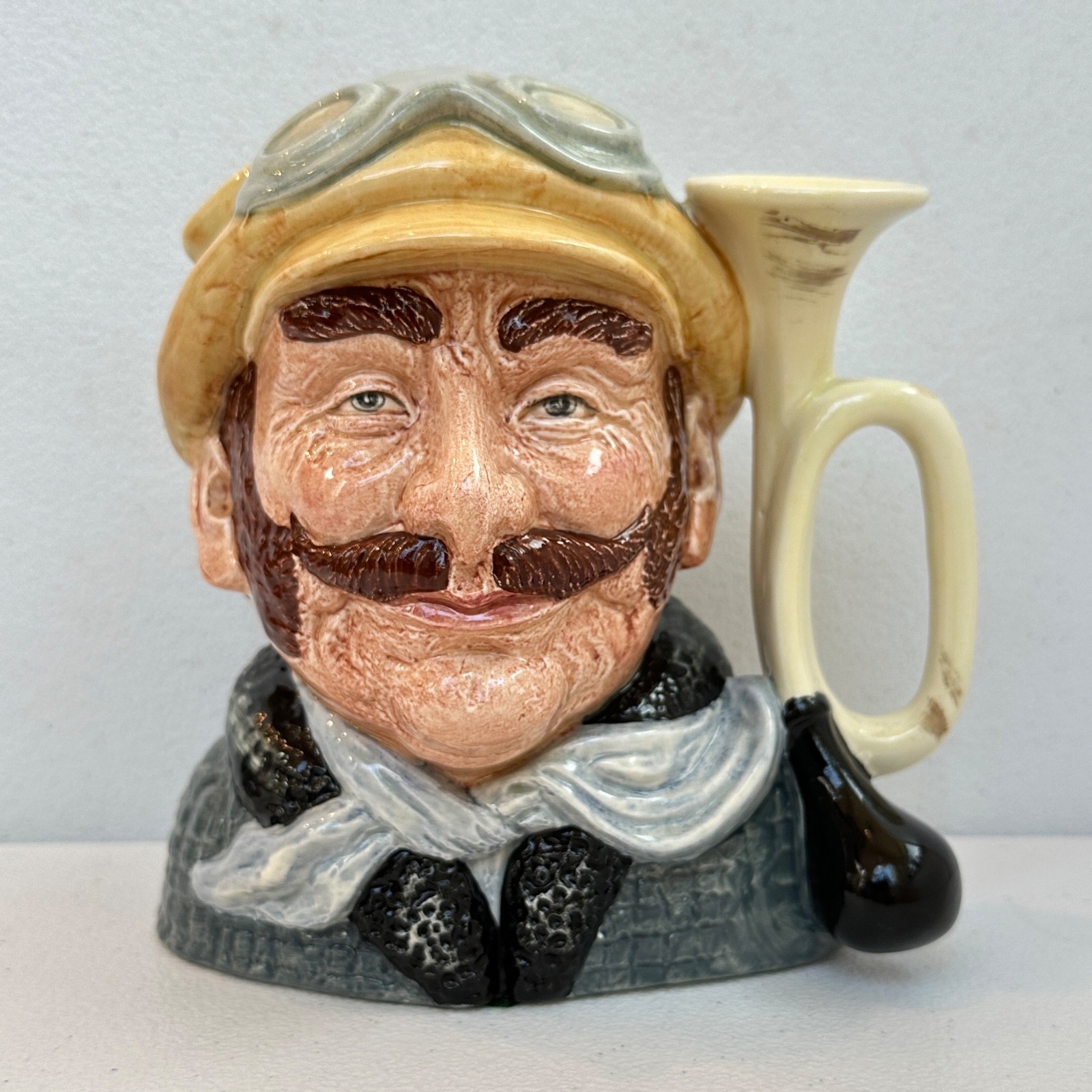 Vintage Royal Doulton Veteran Motorist Character Jug D6633 Large Mug 1972 Vintage Royal Doulton Veteran Motorist Character Jug D6633 Large Mug 1972