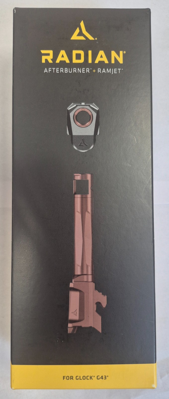 Radian Afterburner + Ramjet Glock 43 9mm Bronze Compensator Barrel R0843 G43