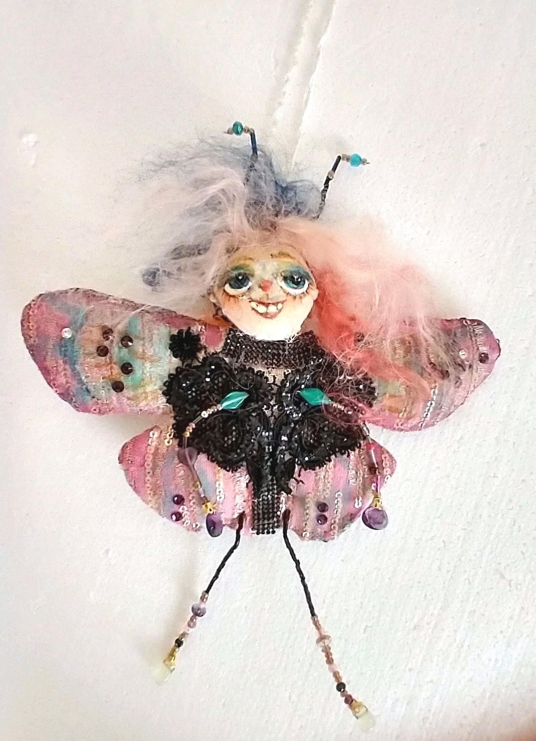 Fairies  Butterfly Hanging Doll Ornament Fantasy Mythic 10\