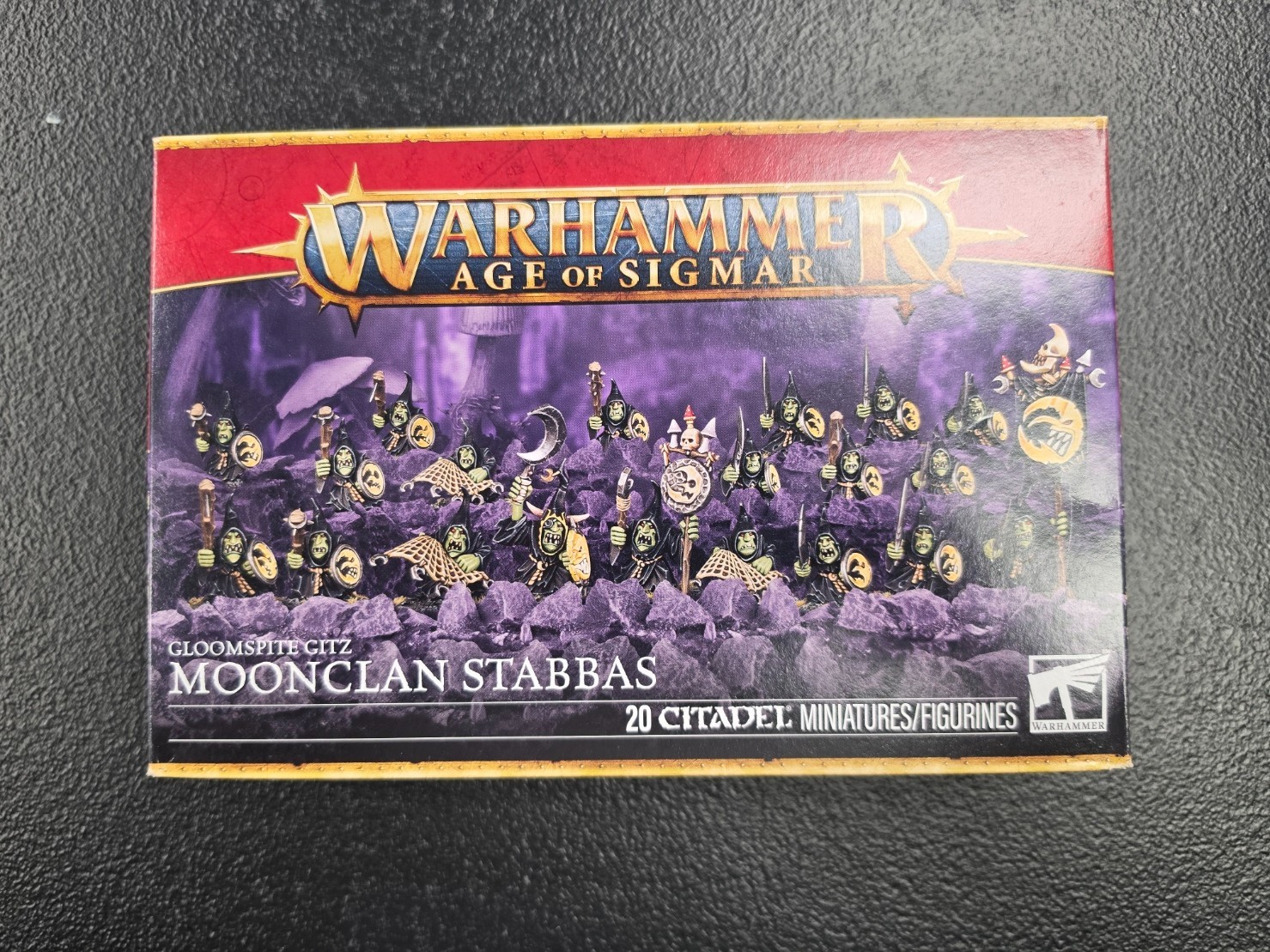 Warhammer Age of Sigmar: Gloomspite Gitz - Moonclan Stabbas NIB Sealed 