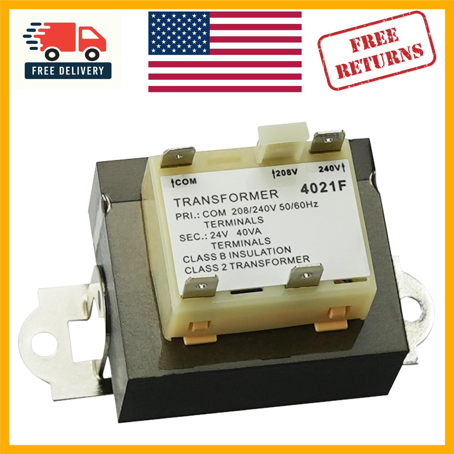 High-Quality 240V/24V Transformer - Perfect for Goodman Furnace Installations