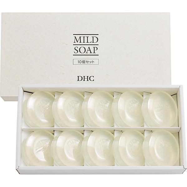 DHC Mild Soap 90g Set of 10 Facial Cleansing Bar Moisturizing Skin Care No Box