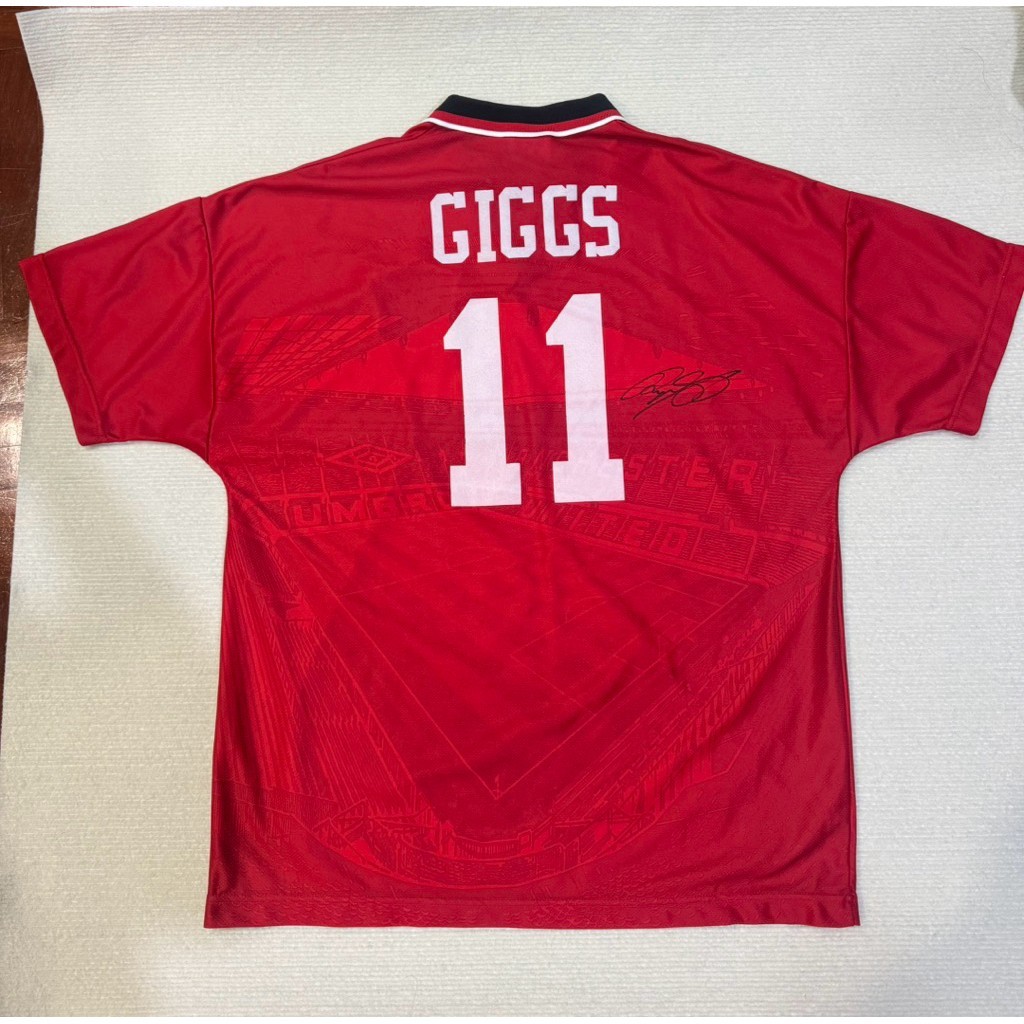 Ryan Giggs Signed Autographed Original Jersey 1994-96 Vintage Umbro SHARP