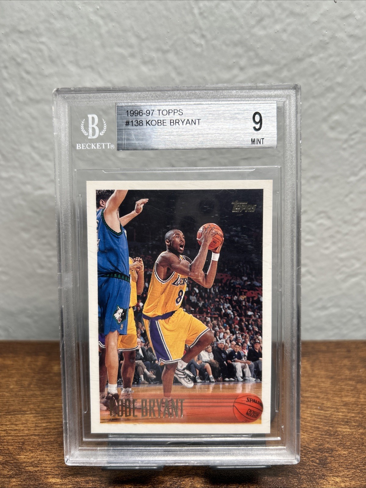 1996-97 Topps - Kobe Bryant #138 (RC) Bgs 9