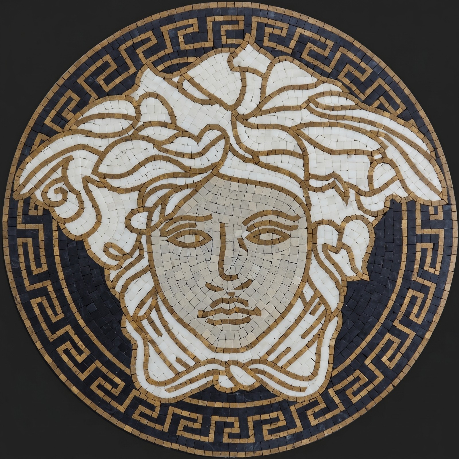 Medusa Medallion Marble Mosaic 30\