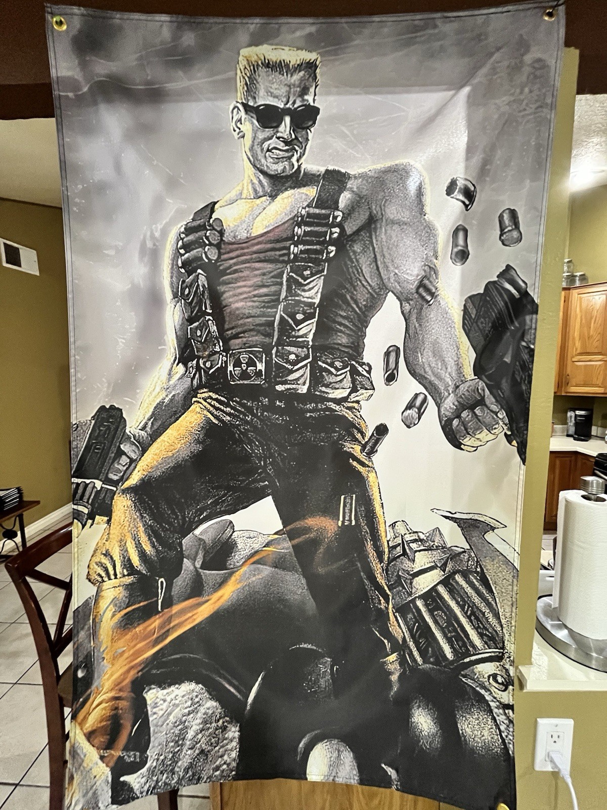 Duke Nukem 3D 5ft Flag Banner 1996 3D Realms Poster PC Duke Nukem 3D 5ft Flag Banner 1996 3D Realms Poster PC