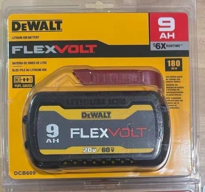 1 PACK DCB609 20V/60V MAX FLEXVOLT 9.0Ah Lithium-Ion Battery Tool Batteries New