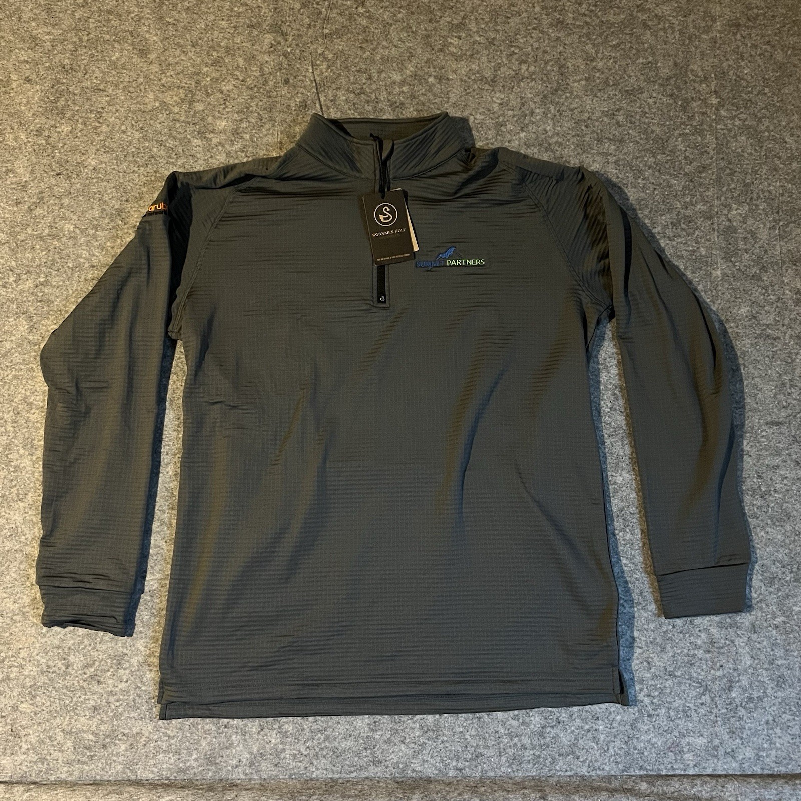 NWT Swannies Lukas Golf Q-zip Men’s Size Xl Color Charcoal NWT Swannies Lukas Golf Q-zip Men’s Size Xl Color Charcoal