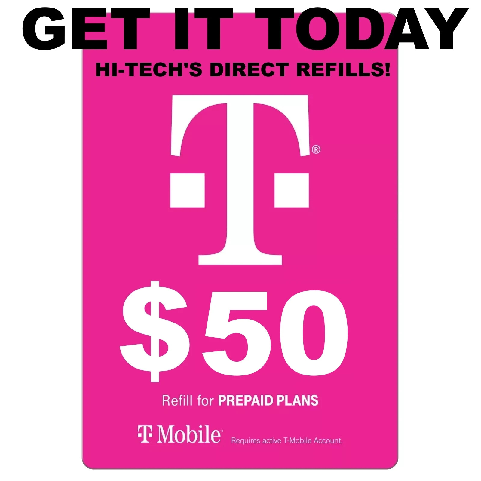$50 T-MOBILE ✅ FAST REFILL DIRECT TO PHONE TODAY ✅ MOST TRUSTED SELLERS 25 YEARS