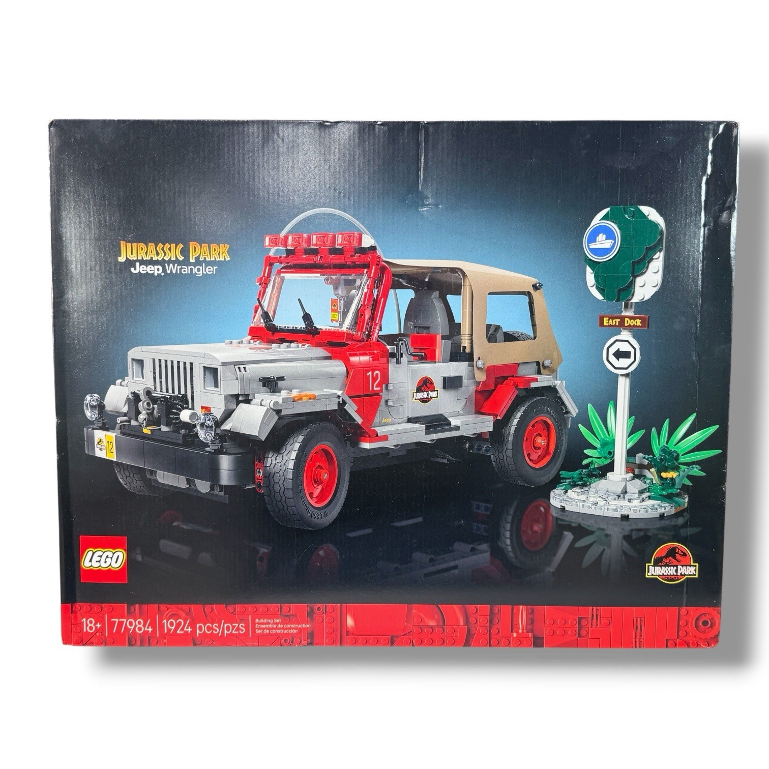 LEGO Jurassic Park Jeep Wrangler 77984 1924 Pieces New Sealed