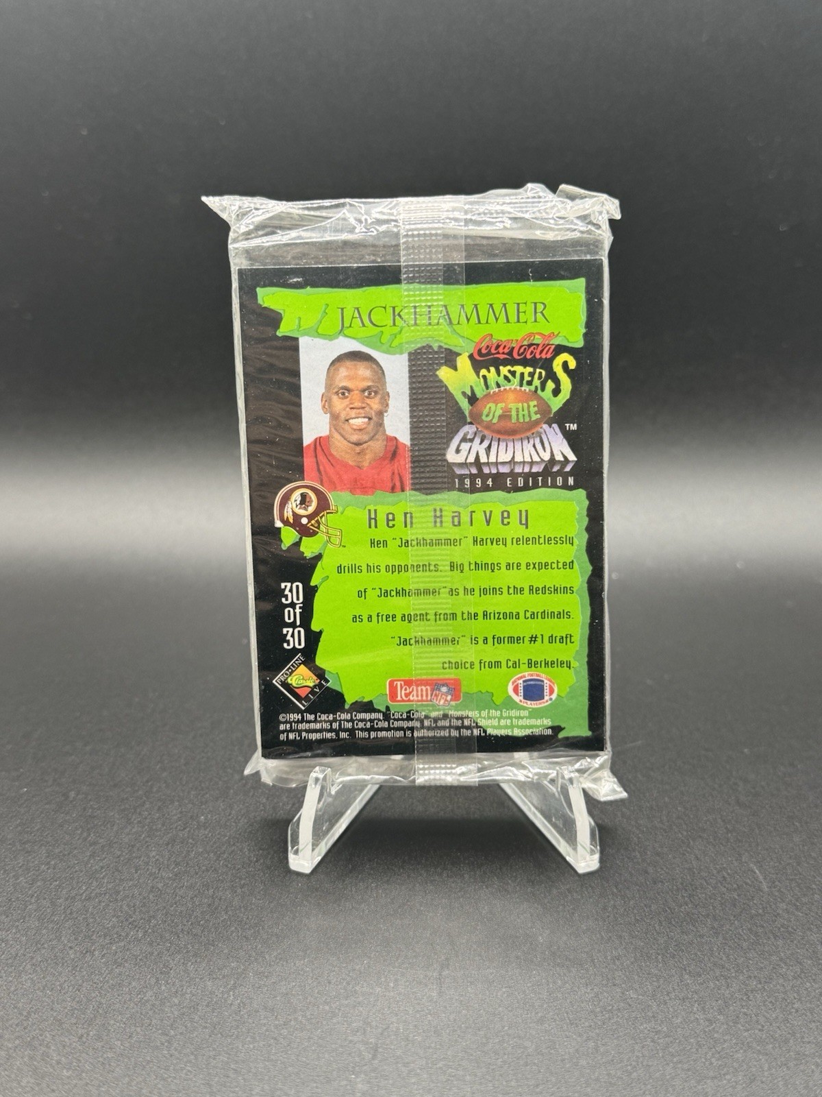 1994 Coca-Cola Monsters of the Gridiron NFL Complete Set 1-30 Factory Sealed
