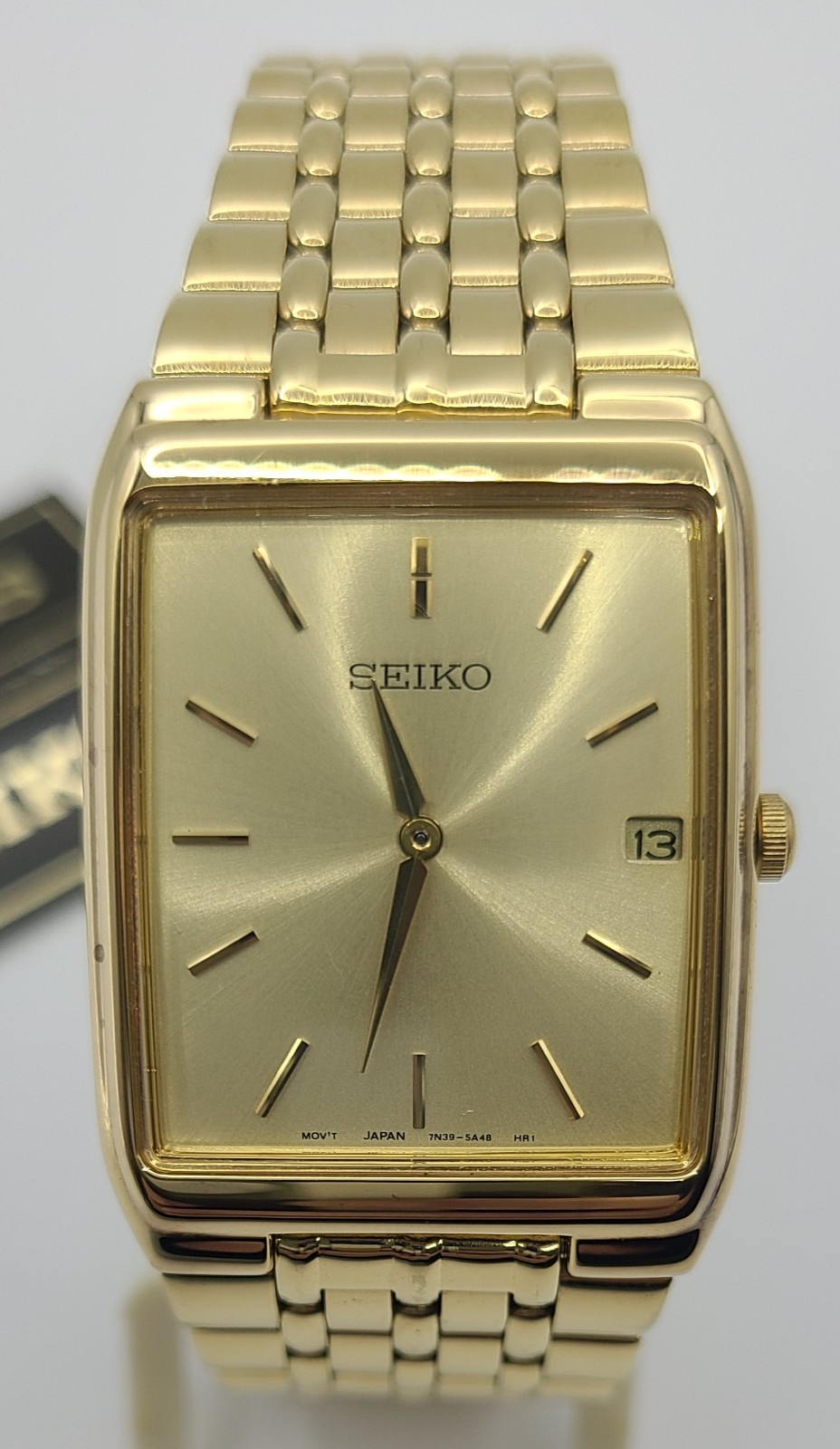 Zenith of Japanese Minimalist Elegance NOS Seiko SKP018 Tank Japan Masterpiece 