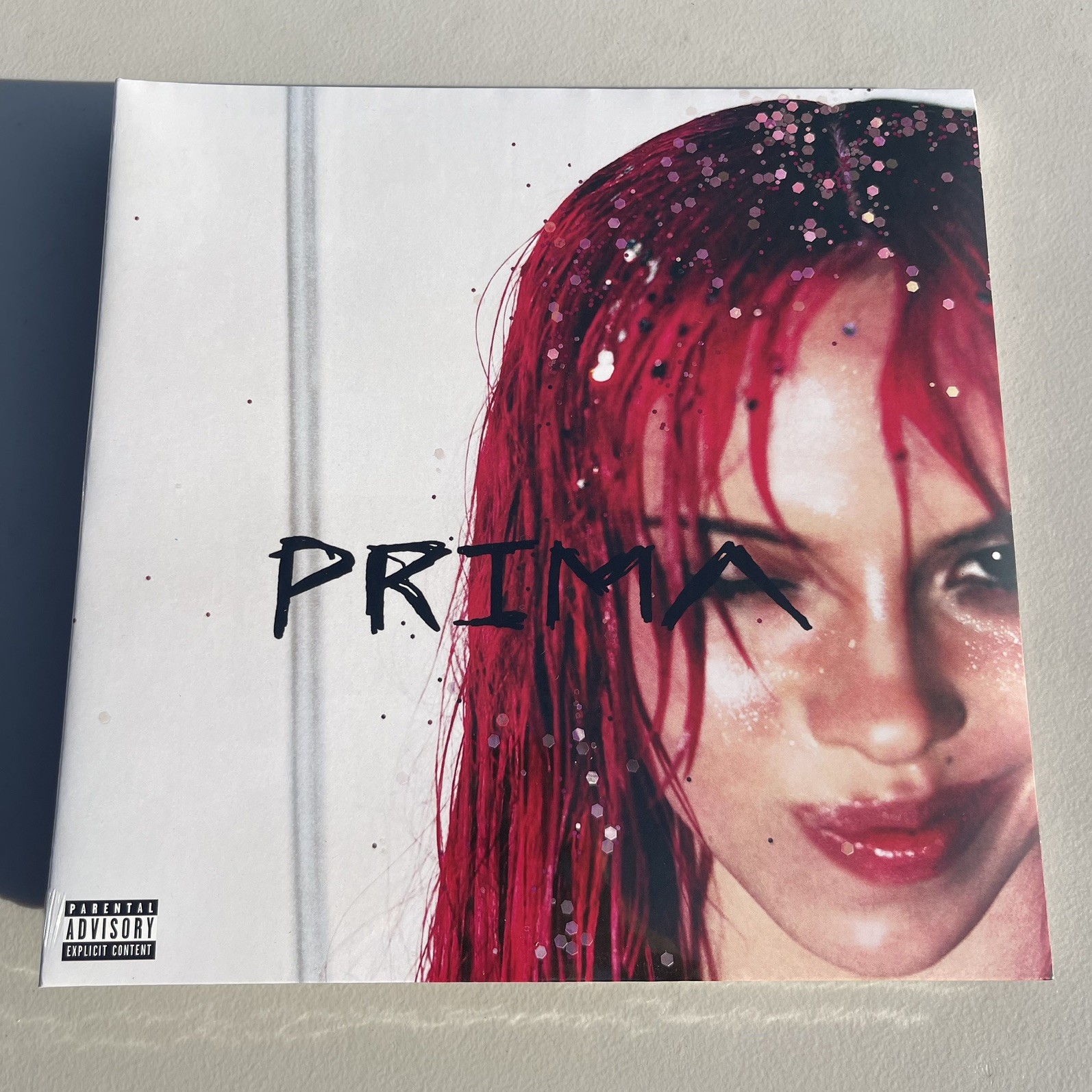 NEW AUTOGRAPHED Prima Insert + Electric Blue Vinyl LP - SIGNED by Adela IN HAND