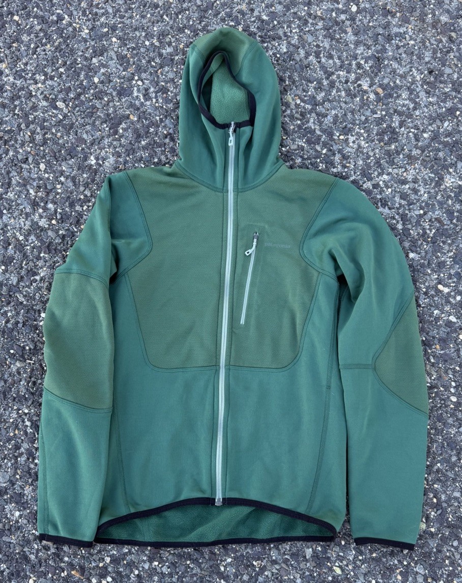 Patagonia Piton Hybrid Hoody 31810 Full Zip Jacket Green Hoodie Mens Small Patagonia Piton Hybrid Hoody 31810 Full Zip Jacket Green Hoodie Mens Small