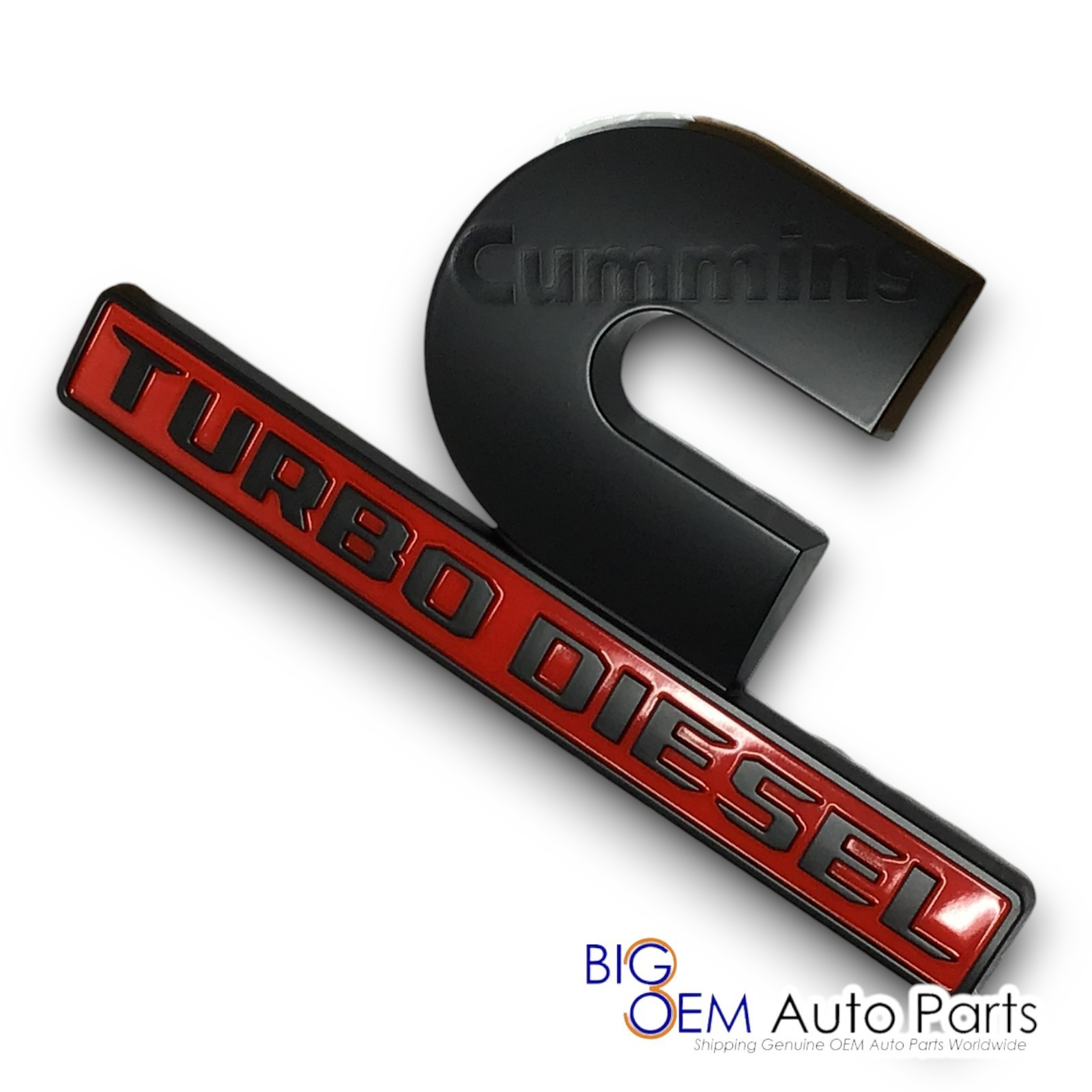 New OEM 19-26 RAM Cummins Turbo Diesel Front Fender Nameplate Emblem 68358494AA
