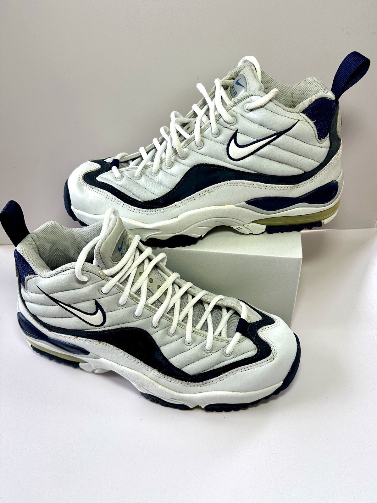 Vintage 1998 Nike Air Max Sensation SC - White/Navy Chris Webber - Size 11
