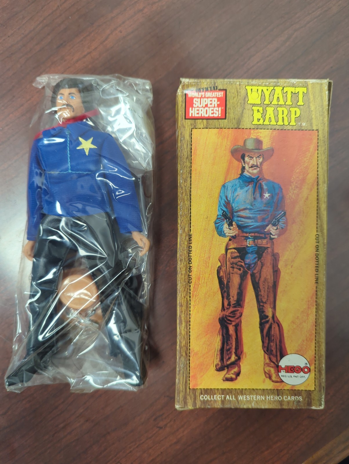 Original 1973 MEGO WYATT EARP WORLD\'S GREATEST SUPER HEROES FIGURE